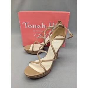 Touch Ups Women's Lennox Heeled Sandal, Taupe, Size 10M US